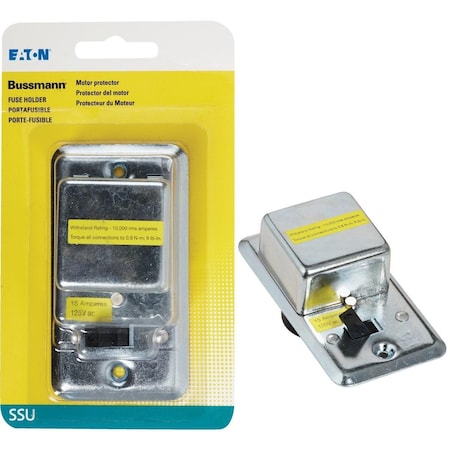 Eaton Bussmann 125V 15A 2-1/4 In. Handy Box Fuse Holder Cover Plate BP/SSU